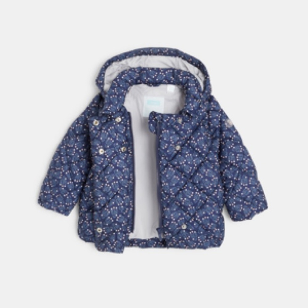 OBAIBI Blue Puffer Jacket for Ultimate Warmth